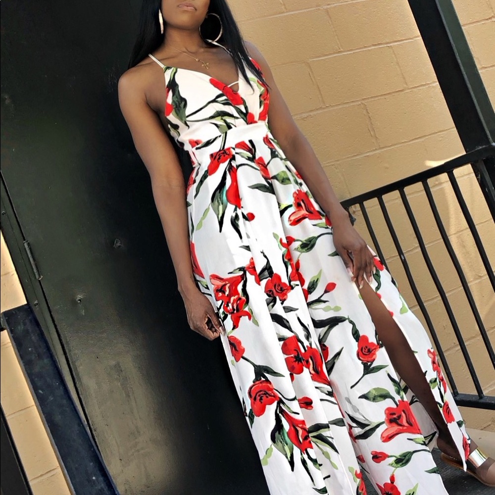 Floral Wide leg Jumpsuit